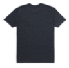 Back view of the Born-to-Fish T-Shirt, showing a plain black design with no additional graphics.