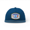 Sonar Blue Bass Cap with retro Lowrance patch and We Make Fishing slogan.