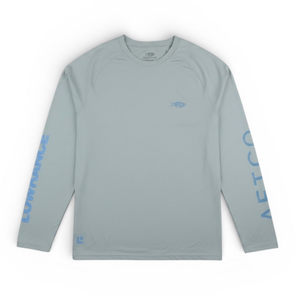 Front of Lowrance AFTCO Samurai Oyster Long-Sleeve