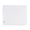 White Lowrance towel, flat lay, plain side up
